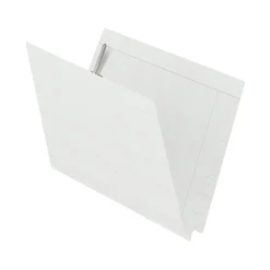 Medical Arts Press Kardex Match Reinforced End Tab File Folder, Straight Cut, Letter Size, White, 50/Box (S-09483-WHT)