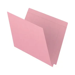 Medical Arts Press Kardex Match Reinforced End Tab File Folder, Straight Cut, Letter Size, Pink, 100/Box (S-09482-PNK)