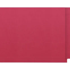 Medical Arts Press Kardex Match Reinforced End Tab File Folder, Straight Cut, Letter Size, Red, 100/Box (S-09482-RED)