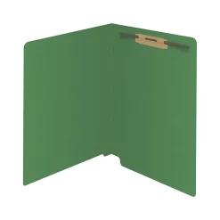 Medical Arts Press Reinforced End Tab File Folder, Straight Cut, Letter-Size, Green, 50/Box (S-01501-GRN)