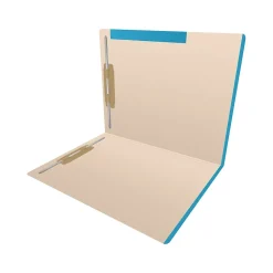 Medical Arts Press Reinforced Top Tab File Folder, Full-Cut, Letter Size, Manila/Blue, 50/Box (S-09468-BLU)