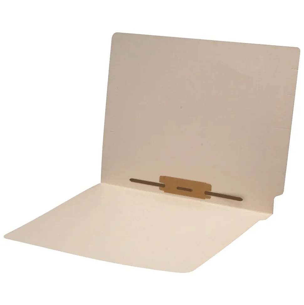 Medical Arts Press Reinforced End Tab File Folder, Straight Cut, Letter-Size, Manila, 50/Box (S-09120)