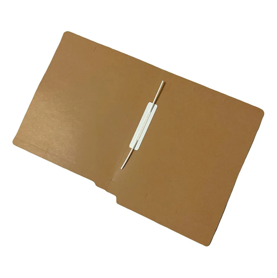 Medical Arts Press Reinforced End Tab File Folder, Straight-Cut, Letter Size, Brown, 50/Box (S-09167-BRN)