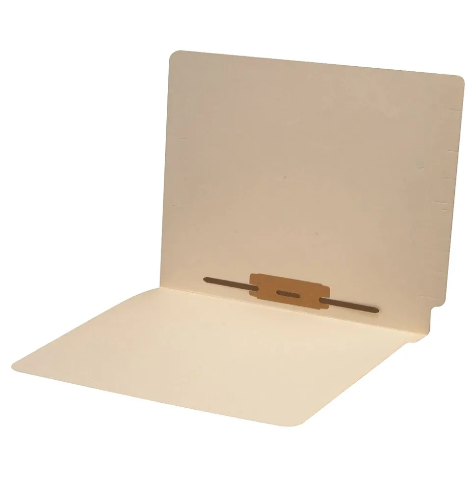 Medical Arts Press Reinforced End Tab File Folder, Straight Cut, Letter-Size, Manila, 50/Box (S-09119)