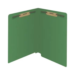 Medical Arts Press Reinforced End Tab File Folder, Straight Cut, Letter-Size, Green, 50/Box (S-01602-GRN)