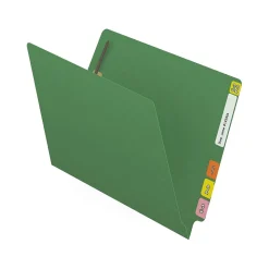 Medical Arts Press Reinforced End Tab File Folder, Straight Cut, Letter-Size, Green, 50/Box (S-01602-GRN)