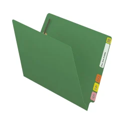 Medical Arts Press Reinforced End Tab File Folder, Straight Cut, Letter-Size, Green, 50/Box (S-01502-GRN)