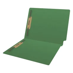 Medical Arts Press Reinforced End Tab File Folder, Straight Cut, Letter-Size, Green, 50/Box (S-01502-GRN)