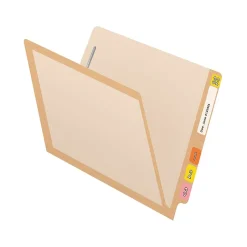 Medical Arts Press Reinforced End Tab File Folder, Straight-Cut, Letter Size, Manila/Tan, 50/Box (S-09473-TAN)