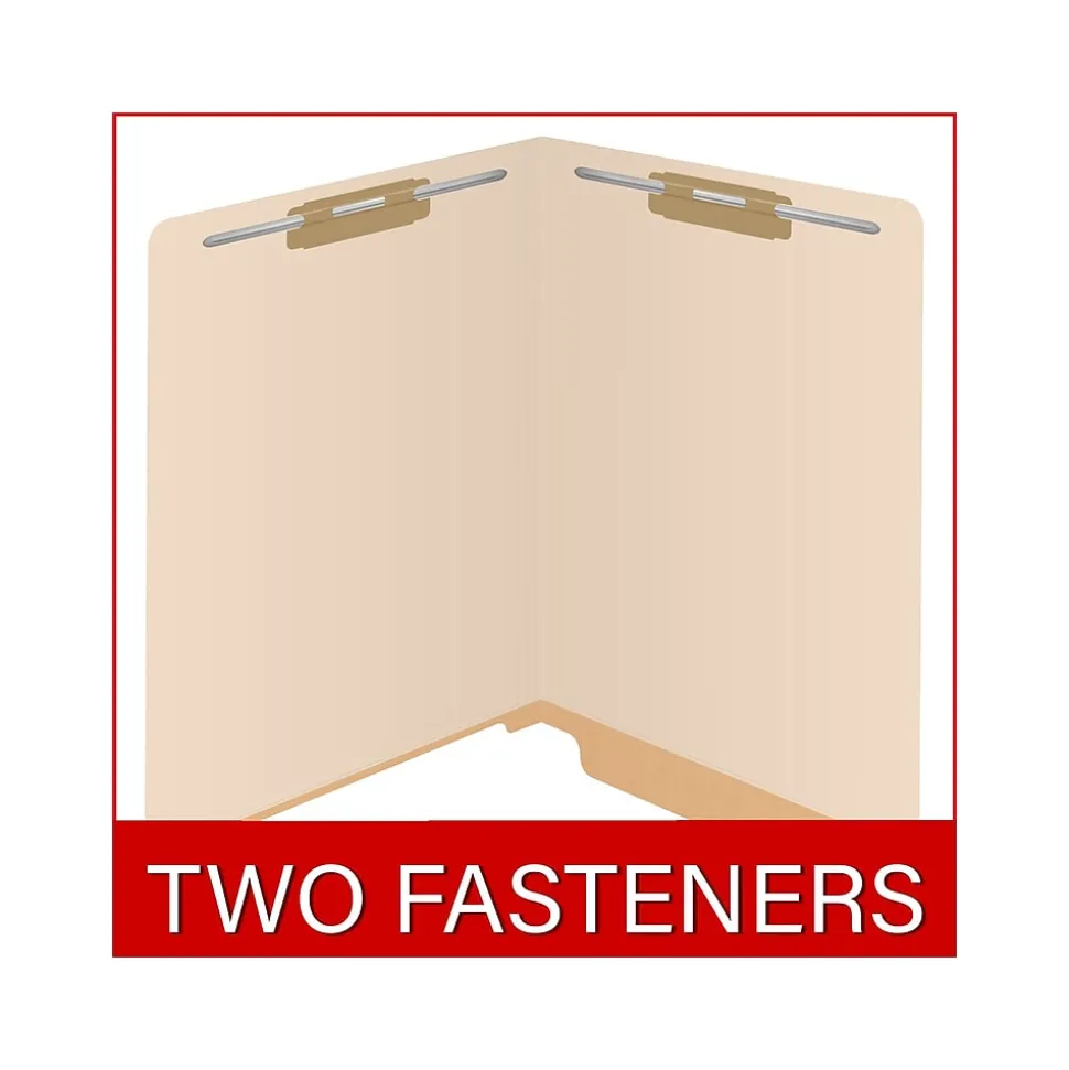 Medical Arts Press Reinforced End Tab File Folder, Straight-Cut, Letter Size, Manila/Tan, 50/Box (S-09473-TAN)