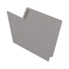 Medical Arts Press Reinforced End Tab File Folder, Straight Cut, Letter-Size, Gray, 50/Box (S-01601-GRY)