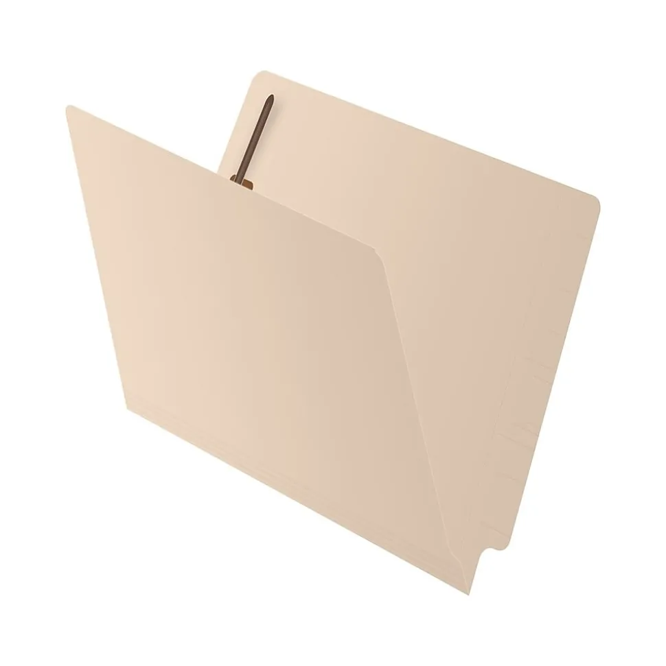 Medical Arts Press Reinforced End Tab File Folder, Straight Cut, Letter-Size, Manila, 50/Box (S-01314)
