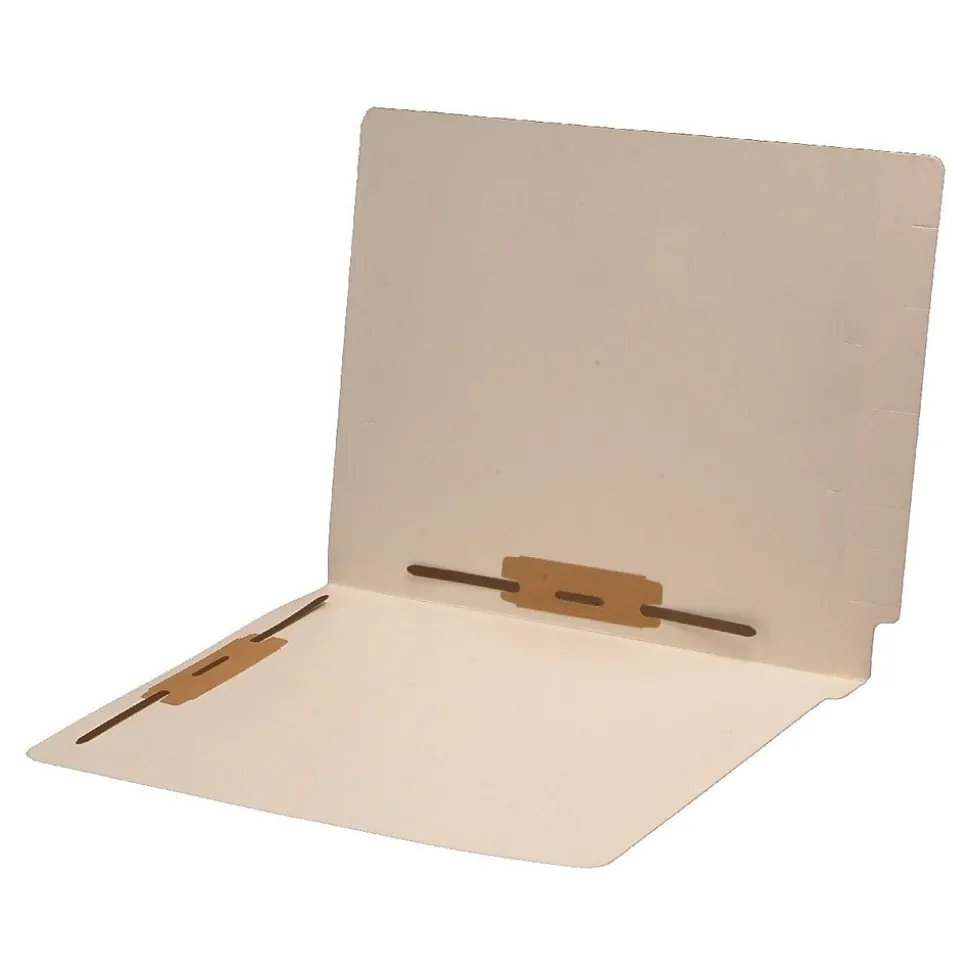 Medical Arts Press Reinforced End Tab File Folder, Straight Cut, Letter-Size, Manila, 50/Box (S-09192)