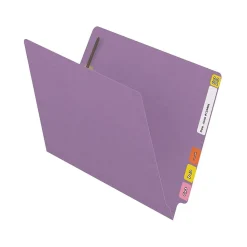 Medical Arts Press Reinforced End Tab File Folder, Straight Cut, Letter-Size, Lavender, 50/Box (S-01601-LAV)