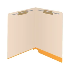 Medical Arts Press Reinforced End Tab File Folder, Straight-Cut, Letter Size, Manila/Yellow, 50/Box (S-09473-YLW)