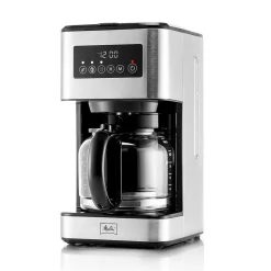 Melitta Aroma Tocco Plus 12-Cups Automatic Drip Coffee Maker, Black/Stainless Steel (MCM011PULBK0)