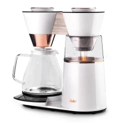 Melitta Vision Luxe 12-Cups Automatic Drip Coffee Maker, Copper/White (MCM002WULGW1)