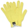 Memphis 9370 Dupont Kevlar String Knit Gloves, 7 Gauge, ANSI Cut Level 2, Yellow, Large, 1 Dozen (9370L)