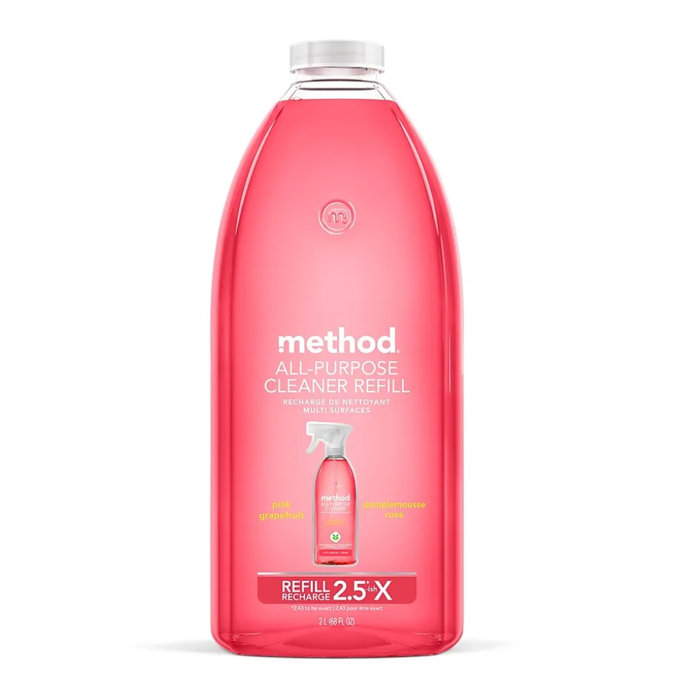 Method All Purpose Cleaner Refill, Pink Grapefruit, 68 Oz. (01468)