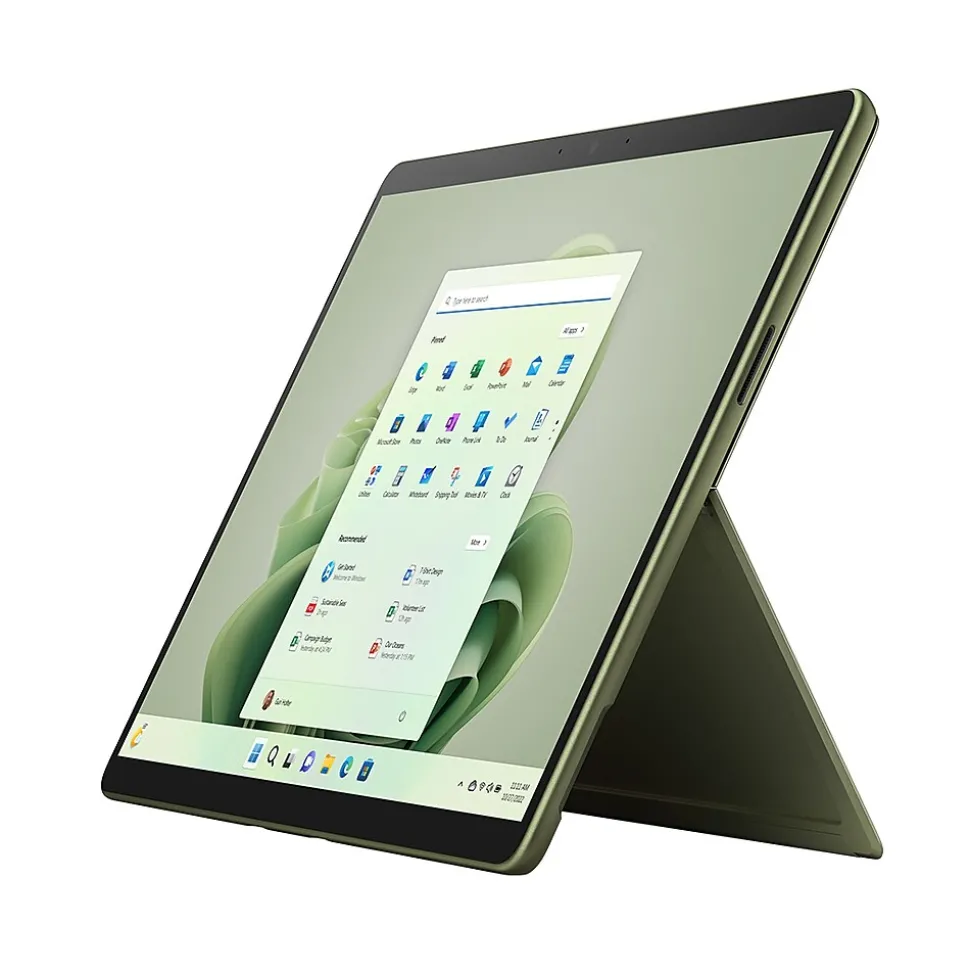 Microsoft Surface Pro 9 13" Tablet, Intel Core i5-1235U Evo, 16GB RAM, WiFi, 256GB SSD, Windows 11 Home, Forest (QI9-00052)
