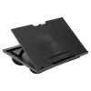 Mind Reader 11" x 14.75" Plastic Lap Desk with Cushion, Black (LTADJUST-BLK)