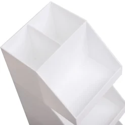 Mind Reader 5-Compartment Acrylic Coffee Organizer, White (3TCORG-WHT)