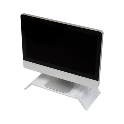 Mind Reader Contemporary Monitor Stand and Laptop Riser, White (MARMON-WHT)