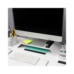 Mind Reader Contemporary Monitor Stand and Laptop Riser, White (MARMON-WHT)