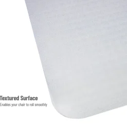 Mind Reader Hard Floor Chair Mat with Lip, 35