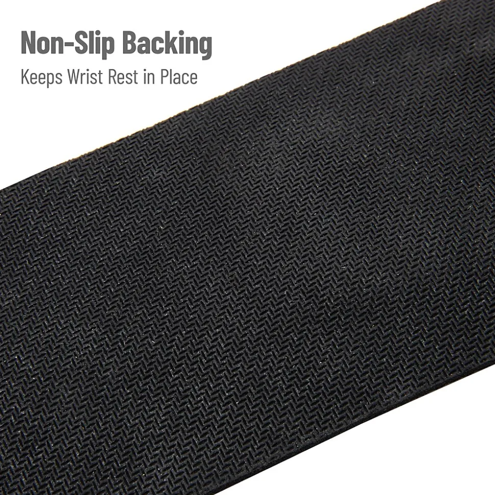 Mind Reader Memory Foam Gaming Ergonomic Keyboard and Mouse Wrist Rest Set, Black (WRESTGEL-BLK)