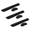 Mind Reader Memory Foam Gaming Ergonomic Keyboard and Mouse Wrist Rest Set, Black, 3/Pack (3WRESTGEL-BLK)