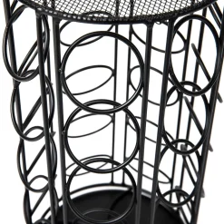 Mind Reader Metal Single Serve Coffee Pod Carousel, 35 Pod Capacity, Black (METCAR35-BLK)