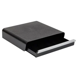 Mind Reader Plastic Coffee Pod Drawer Countertop Organizer, 30 Pod Capacity, Black (TRY30-BLK)