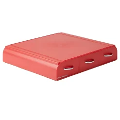 Mind Reader Plastic Single Serve Coffee Pod Storage Drawer, 36 Pod Capacity, Red (TRAY6-RED)