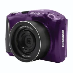 Minolta 48 MP/4K Ultra HD Digital Camera with 16x Digital Zoom, Purple (MND50-P)