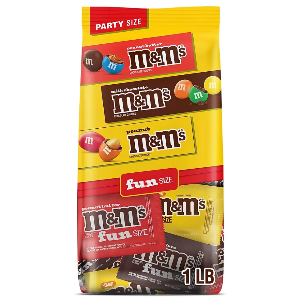 M&M'S Fun-Size Milk Chocolate Candy Pack, 19.41 oz., 35 Pieces (460668)