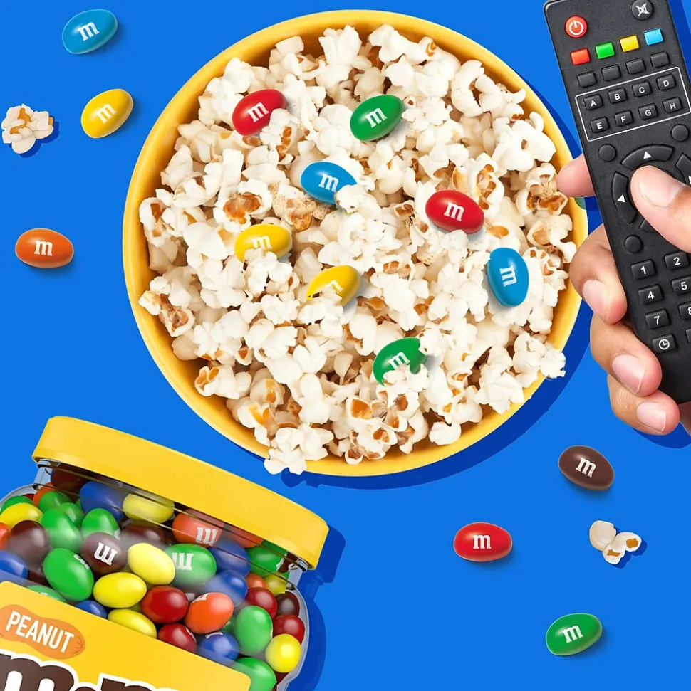 M&M's Peanut Chocolate Milk Chocolate Pieces, 62 oz. (209-00060)