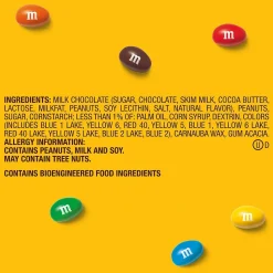 M&M's Peanut Chocolate Milk Chocolate Pieces, 62 oz. (209-00060)