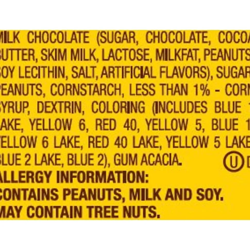 M&M's Peanut Milk Chocolate Pieces, 5.3 oz., 12/Carton (MMM01732)