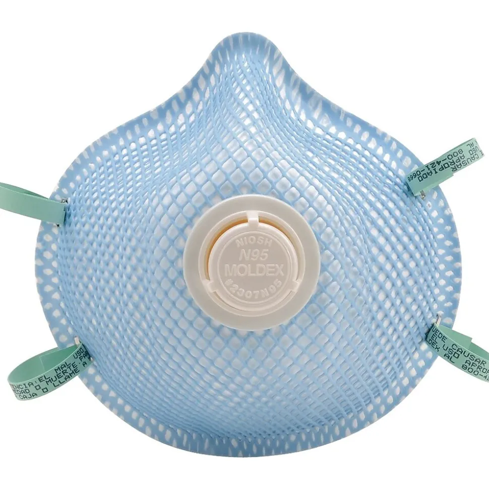 Moldex Low-Profile Particulate Respirator, 10/Box