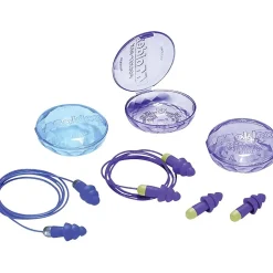 Moldex® Rockets® Reusable Cord Earplugs, Purple, 27 dB, 50/BX