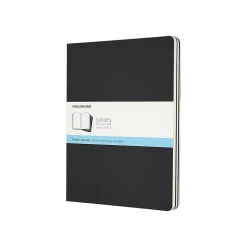 Moleskine Cahier Journal, 7.5" x 9.5", Dotted Ruled, Black, 80 Pages, 3/Pack (8058341719220)