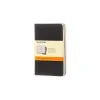 Moleskine Cahier Pocket Journal, 3.5" x 5.5", Narrow Ruled, Black, 64 Pages, 3/Pack (704895)