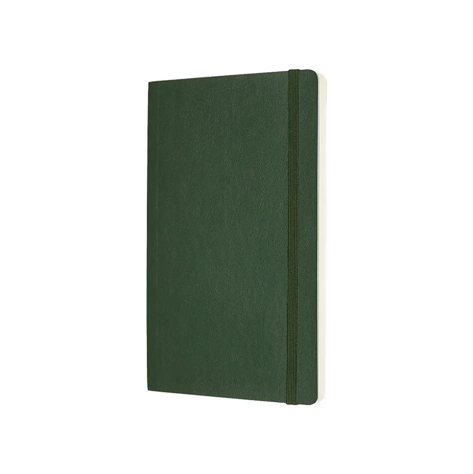 Moleskine Classic Pocket Notebook, 5" x 8.25", Wide Ruled, 120 Sheets, Green (629063)