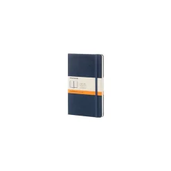 Moleskine Classic Professional Notebooks, 5" x 8.25", Wide Ruled, 240 Sheets, Sapphire Blue (893601)