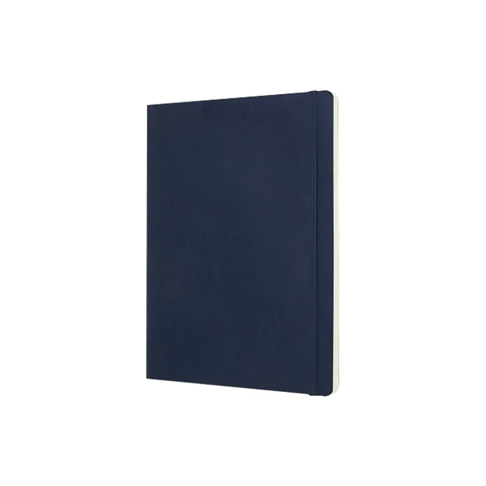 Moleskine Classic Professional Notebook, 7.5" x 9.75", Wide Ruled, 96 Sheets, Sapphire Blue (854771)