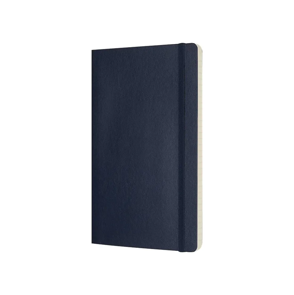Moleskine Classic Professional Notebooks, 5" x 8.25", Wide Ruled, 96 Sheets, Blue (854740XX)