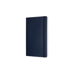 Moleskine Classic Soft Cover Notebook, 5" x 8.25", Sapphire Blue (854764XX)