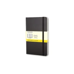 Moleskine Classic Subject Notebooks, 3.5" x 5.5", Quad, 96 Sheets, Black (701023)