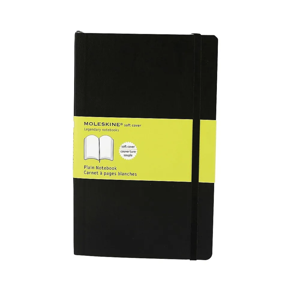 Moleskine Classic X-Large Professional Notebooks, 7.5" x 9.75", 96 Sheets, Black (707261)